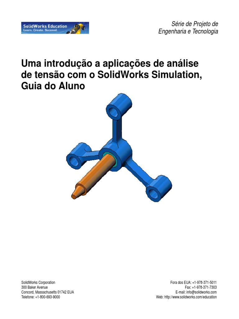 SolidWorks Simulation Student Guide PTB | Stress ...