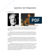 Teori Abiogenesis Dan Biogenesis