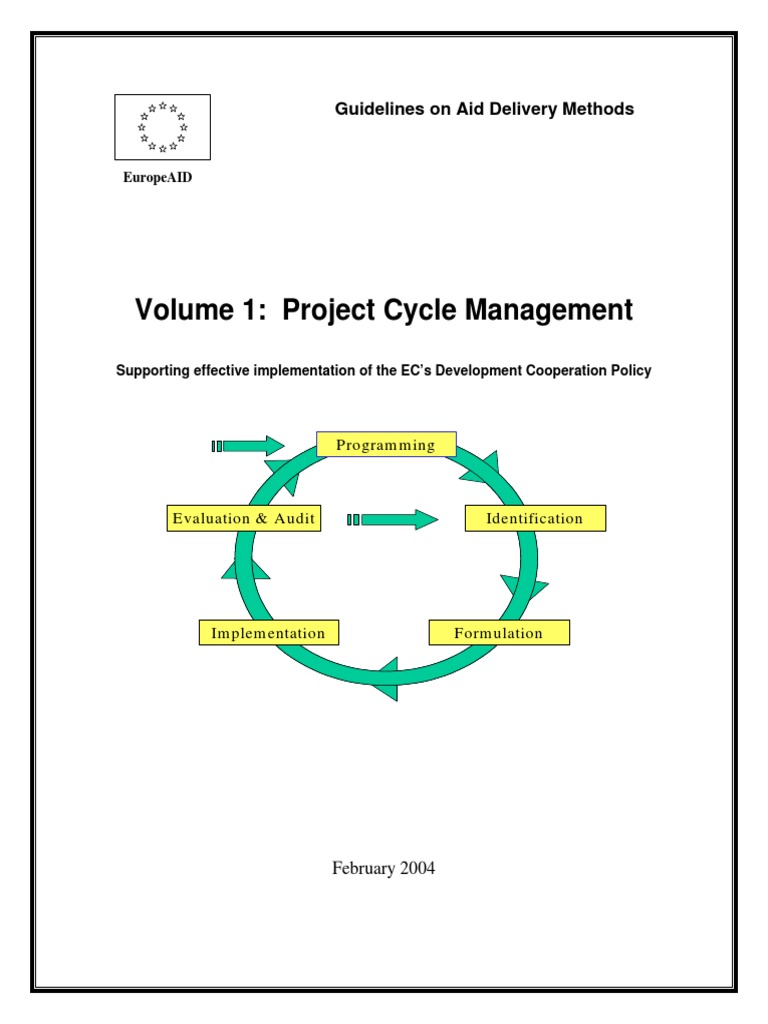 Project Cycle Management Guidelines 2004 | PDF | Governance | Good ...