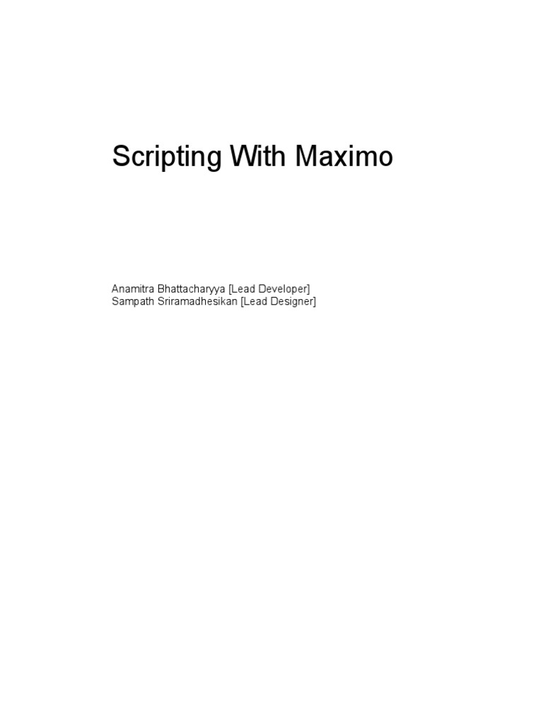 Maximo Workflow Tutorial