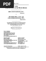 MRC v. Hunter - Opp'n to Cert. Pet.