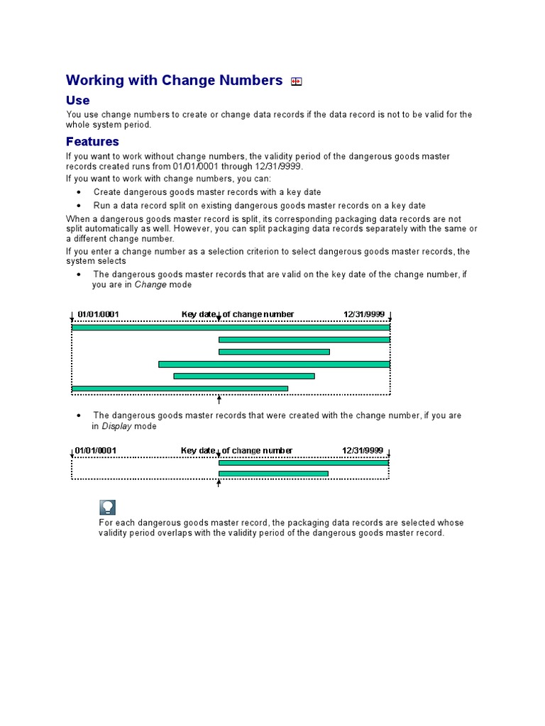 Using Change Numbers for Data Records | PDF