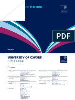 University of Oxford Style Guide