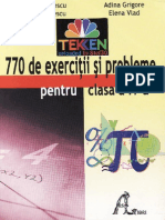 770 de Exercitii Si Probleme - Clasa A IV-A