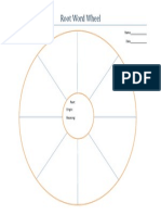 root word wheel