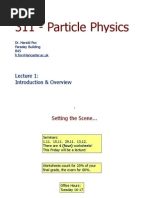 Particle Physics Notes