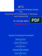 Video Case On Structured Dialogic Design Plus Taxonomy of IT Consulting, IT Services and Outsourcing