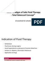 New Paradigm of Fluid Therapy (Balanced Concept) for SpAN (KOL Sept 2011)