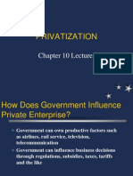 Chapter 10 Lecture 2 Privatization
