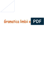 Gramatica LIMBII ENGLEZE