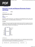 Interfacing ADC To 8051. Circuit For Interfacing ADC 0804 To AT89S51 Microcontroller