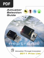 Actuator Catalog