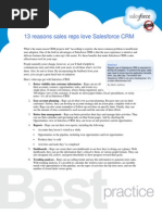 13 Reasons Sales Reps Love Salesforce CRM