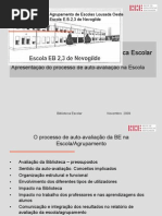 O Modelo de Auto-Avaliação da Biblioteca Escolar ppt recente AAA