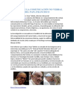 Análisis de La Comunicación No Verbal Del Papa Francisco