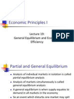 Economic Principles I: General Equilibrium and Economic Efficiency