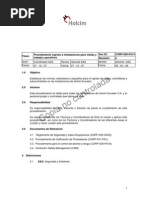 Procedimiento de Ingreso A Instalaciones