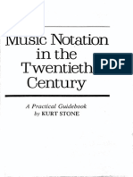 Kurt Stone - Music Notation in The Twentieth Century