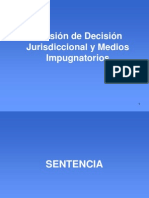 Sentencia y Medios Impugnatorios