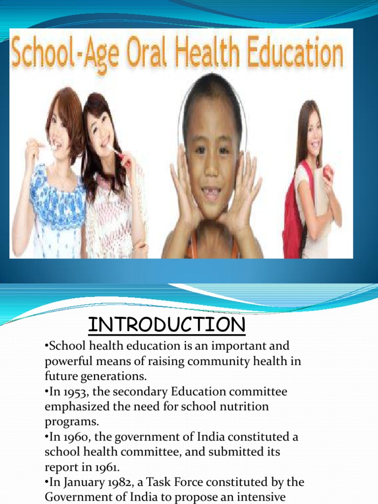School Health Education and Dental Care | PDF | Dentistry | Oral Hygiene