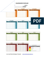 Calendario y Plantilla de Temporalizaciones SECUNDARIA