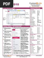 Access 2010 Cheat Sheet