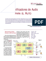 2 Amplificadores de Audio para El Auto