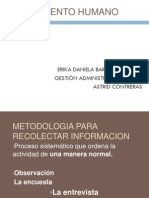 Metodologia para Recolectar Informacion