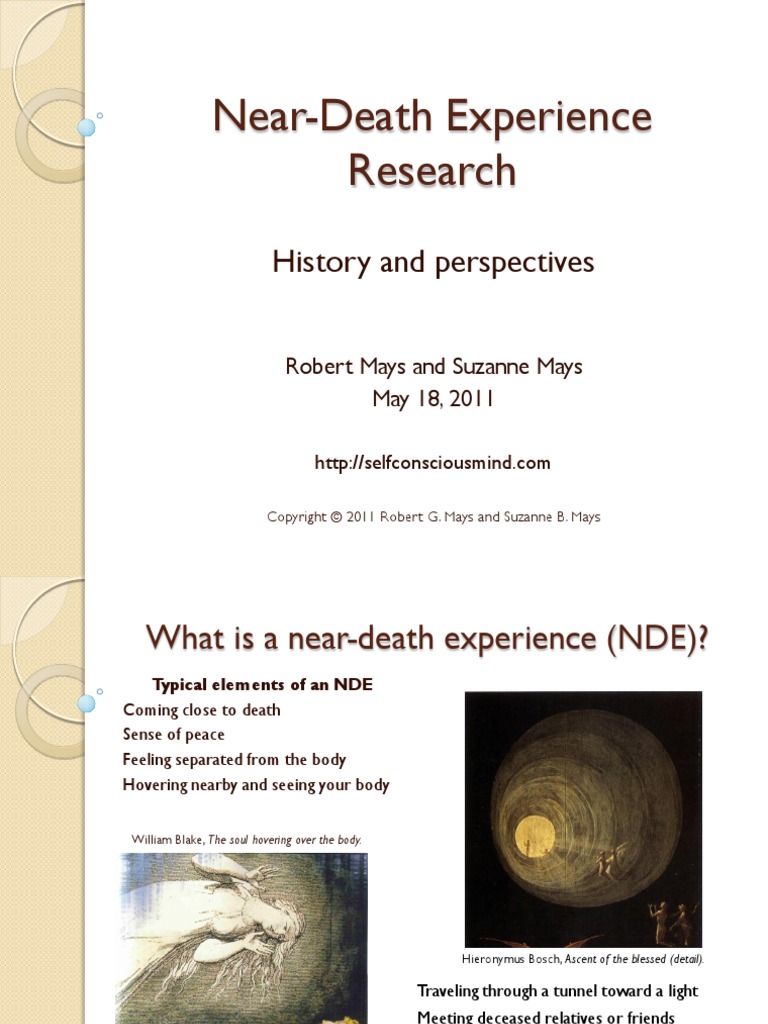 Near-Death Experience Research  Parapsychology  Psychology 