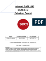 Sats Report