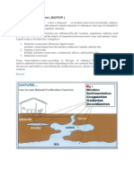 Wastewater Treatment (BIOTOP) : Process