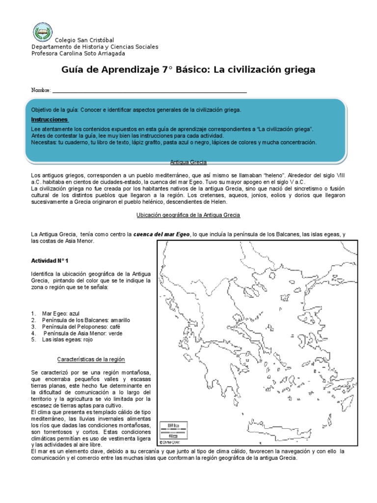 Guía sobre la Civilización Griega | PDF | Antigua Grecia | Grecia