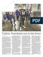 Dalton: Numbers Not in His Favor: D8 Thursday, September 4, 2014 /// The Enquirer