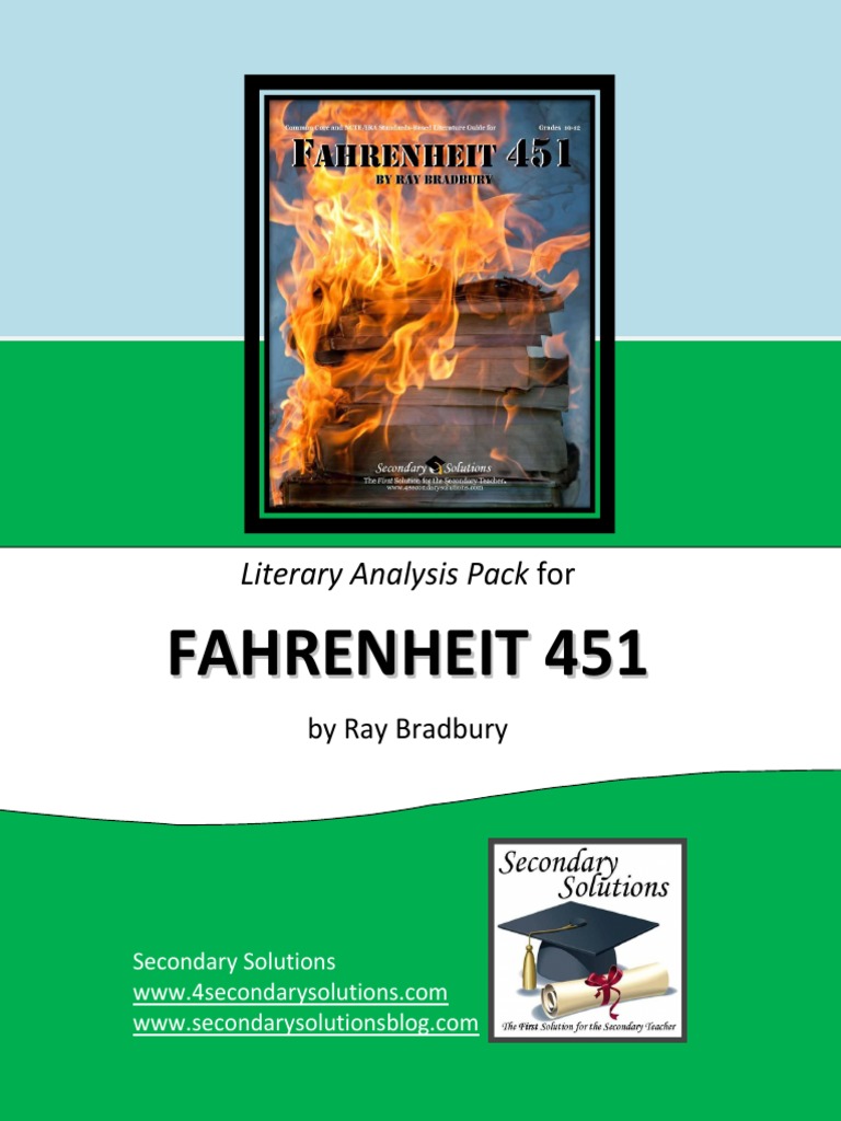 Fahrenheit 451 Literary Analysis Linguistics