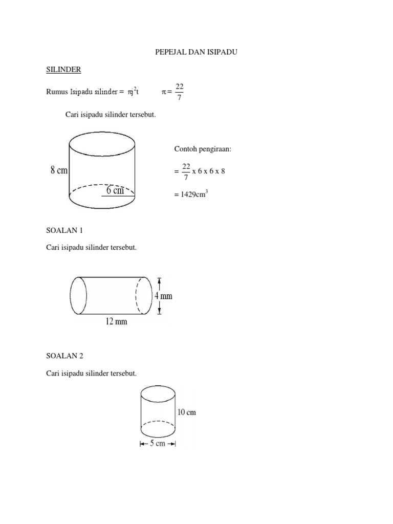 formula isipadu semi bulatan - Joan James