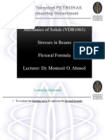 5. Stresses in Beams-Flexural Formula