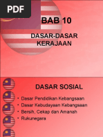 Bab 10 - Dasar-Dasar Kerajaan