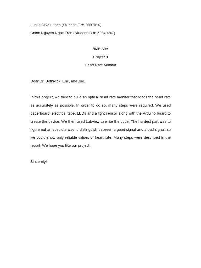 Heart Rate Monitor in LabVIEW PDF Moving Average Autocorrelation