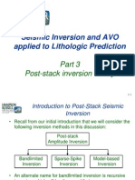 2 Post Stack Inversion