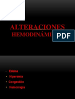 Alteraciones Hemodinamicas