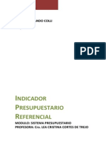 Indicador Presupuestario Referencial