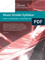 Music Grades Syllabus