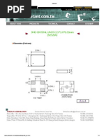 SMD CRYSTAL UNITS 2.5 2.0 0.55mm (S2520A)