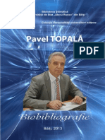 Pavel TOPALĂ in Honorem - 55: Biobibliografie