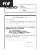 Contoh undangan tasyakuran