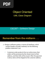 Object Oriented: UML Class Diagram