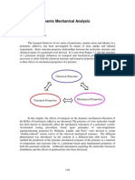 Dynamic Mechanical Analysis: Effects of Transport on Polymeric Adhesive Relaxation