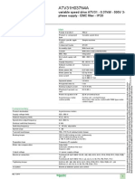 General technical documentation for ATV31H037N4A variable speed drive