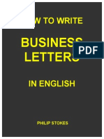 How to Write Business Letters in English