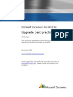 Microsoft Dynamics AX 2012 Data Upgrade Best Practices